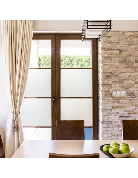 Folie decorativa mata pentru geam, 60 cm x 300 cm, Simple