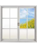 Folie decorativa mata pentru geam, 60 cm x 300 cm, Simple