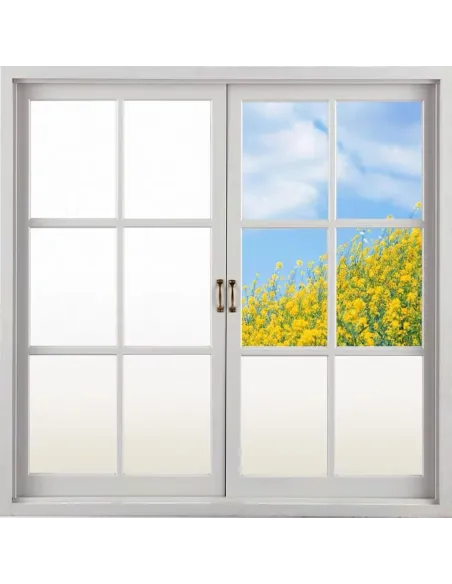 Folie decorativa mata pentru geam, 60 cm x 300 cm, Simple