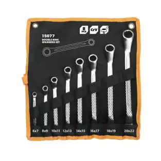 Set 8 chei inelare cu cot si husa organizator red-mag.ro