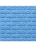 Tapet 3D caramida albastra, 77 x 70 cm, auto-adeziv pentru