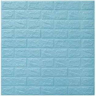 copy of Tapet 3D caramida bleu, 77 x 70 cm, auto-adeziv pentru