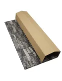 Tapet 3D caramida gri, 77 x 70 cm, auto-adeziv pentru interior