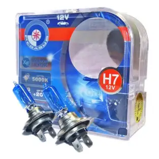 Set becuri auto Halogen Pegasus Skyline, Xenon Effect, H7, 12V