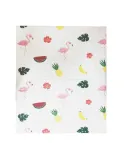 Tapet 3D caramida cu desen flamingo, 77 x 70 cm, auto-adeziv