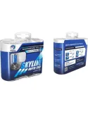 Set 2 becuri auto h7 cu halogen skyline, lumina alba 12v, 55w