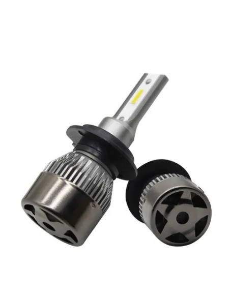 Set 2 LED-uri Auto H7, 80w, 6500k, R6, SLIM red-mag.ro