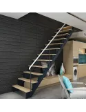 Tapet 3D lambriu negru, 77 x 70 cm, auto-adeziv pentru interior
