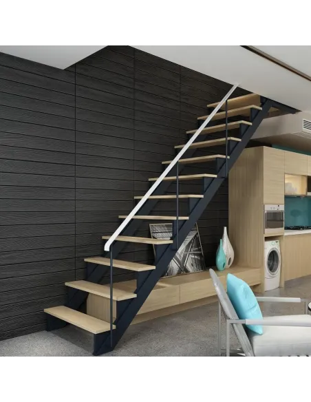 Tapet 3D lambriu negru, 77 x 70 cm, auto-adeziv pentru interior