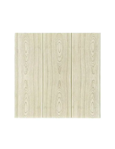 Tapet 3D lambriu gri, 77 x 70 cm, auto-adeziv pentru interior