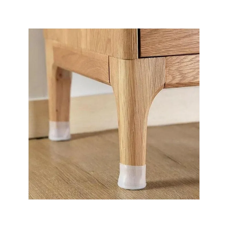 Set 8 protectii din silicon pentru picioare scaun rotunde sau