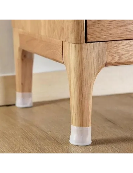 Set 8 protectii din silicon pentru picioare scaun rotunde sau