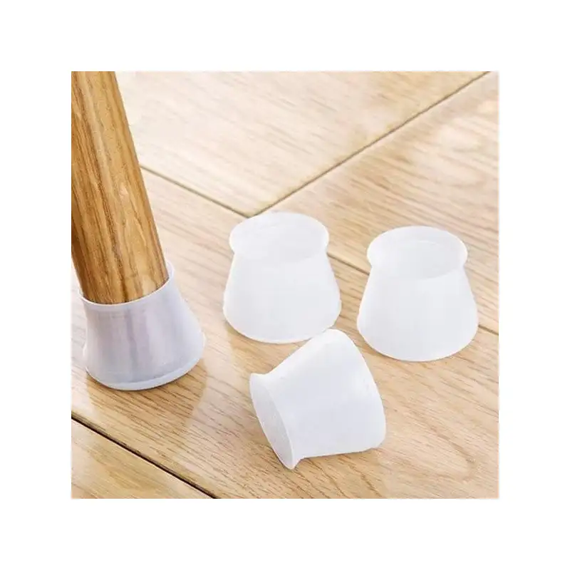 Set 8 protectii din silicon pentru picioare scaun rotunde sau