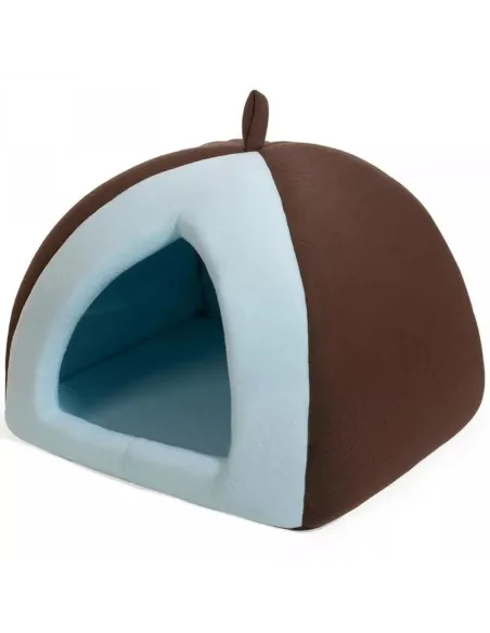 Culcus pentru caini si pisici,38x38x38 cm, Albastru red-mag.ro