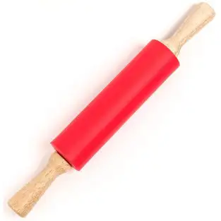 Sucitor rotativ din silicon cu manere de lemn 2