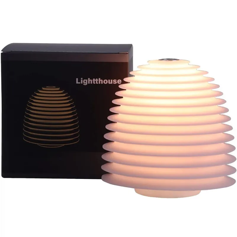 Umidificator aromaterapie cu lampa si control tactil