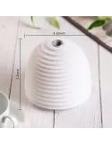Umidificator aromaterapie cu lampa si control tactil