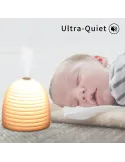 Umidificator aromaterapie cu lampa si control tactil