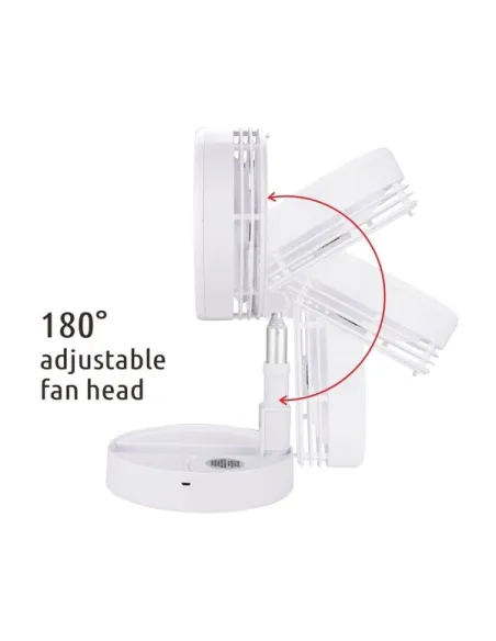 Ventilator portabil și telescopic cu acumulator si incarcare