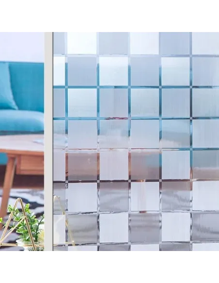 Folie decorativa pentru geam, 45 cm x 300 cm, Sah red-mag.ro