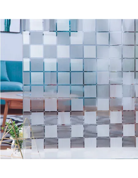 Folie decorativa pentru geam, 45 cm x 300 cm, Sah red-mag.ro