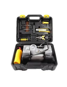 Kit pentru pana, compresor 12V, 2 cilindri si 7 accesorii 2