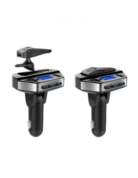 Modulator FM MP3 Player + handsfree cu casca bluetooth V4.2 V6