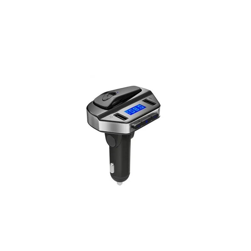 Modulator FM MP3 Player + handsfree cu casca bluetooth V4.2 V6