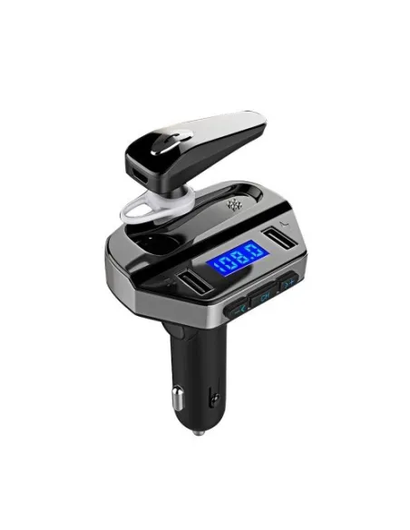 Modulator FM MP3 Player + handsfree cu casca bluetooth V4.2 V6