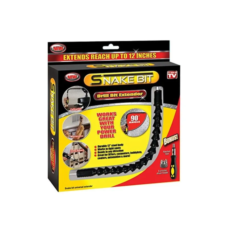 Set Extensor Flexibil Si Surubelnita Cu Clichet, 6 Biti Inclusi