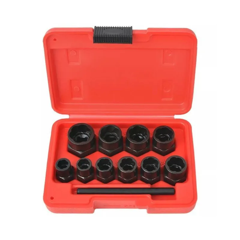 Set 11 piese pentru extragere suruburi si piulite deteriorate