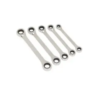 Set 5 chei duble profesionale cu clichet red-mag.ro