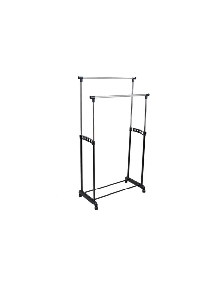 Suport dublu metalic mobil pentru imbracaminte, dimensiuni