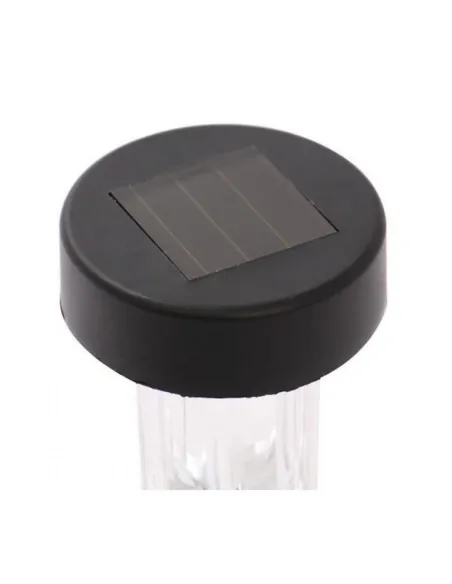 10 buc Lampi solare gradina, LED, exterior din oțel inoxidabil