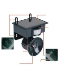 Pest repeller solar cu ultrasunete pentru dăunători, animale