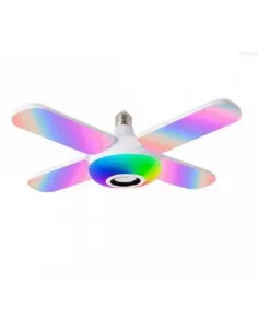 Lampa muzicala Bluetooth cu ventilator si telecomanda red-mag.ro 2
