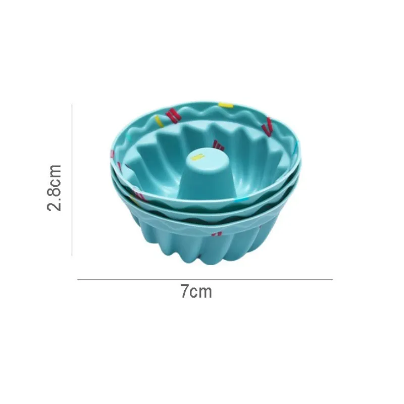 Set 18 forme de silicon pentru copt prajituri red-mag.ro
