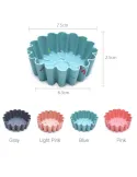 Set 18 forme de silicon pentru copt prajituri red-mag.ro