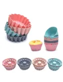 Set 18 forme de silicon pentru copt prajituri red-mag.ro