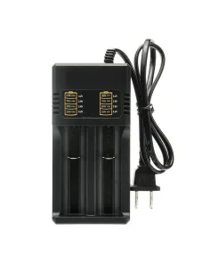 Incarcator universal cu 2 porturi pentru Acumulatori Li-Ion