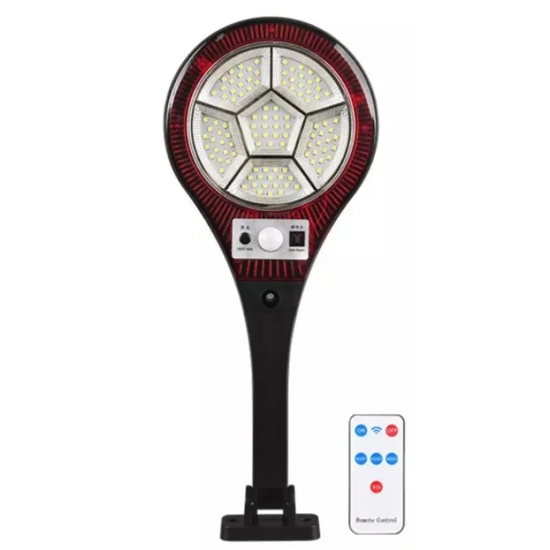 Lampa solara 8023C cu telecomanda 107 LED 20W red-mag.ro