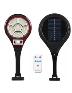 Lampa solara 8023C cu telecomanda 107 LED 20W red-mag.ro