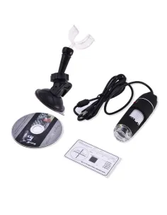 Microscop digital portabil 500X, USB, foto-video, 8 LED-uri