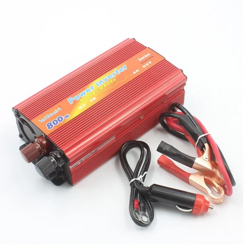 Invertor auto de tensiune 12V-220V, Lairun, 800 W, putere