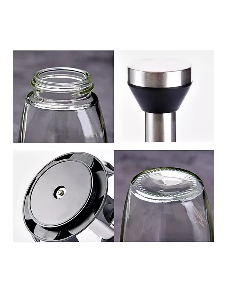 Raft rotativ 6 IN 1 pentru condimente, organizator, borcan de