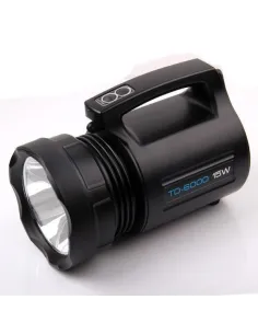 Lanterna profesionala TD6000 cu acumulator, Putere 15W, raza