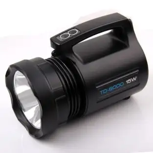 Lanterna profesionala TD6000 cu acumulator, Putere 15W, raza