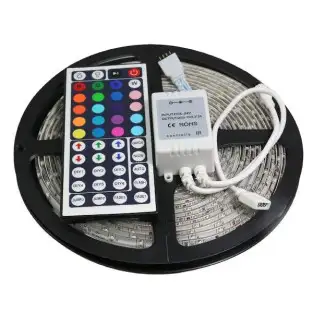 Set 2 Benzi LED RGB multicolore cu telecomanda 10 metri 2