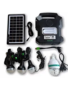 Kit solar GD-Lite 1000A dotat cu dispozitive USB cu 4 becuri