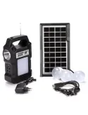 Kit solar GD-Lite 8060 dotat cu dispozitive USB cu 3 becuri LED
